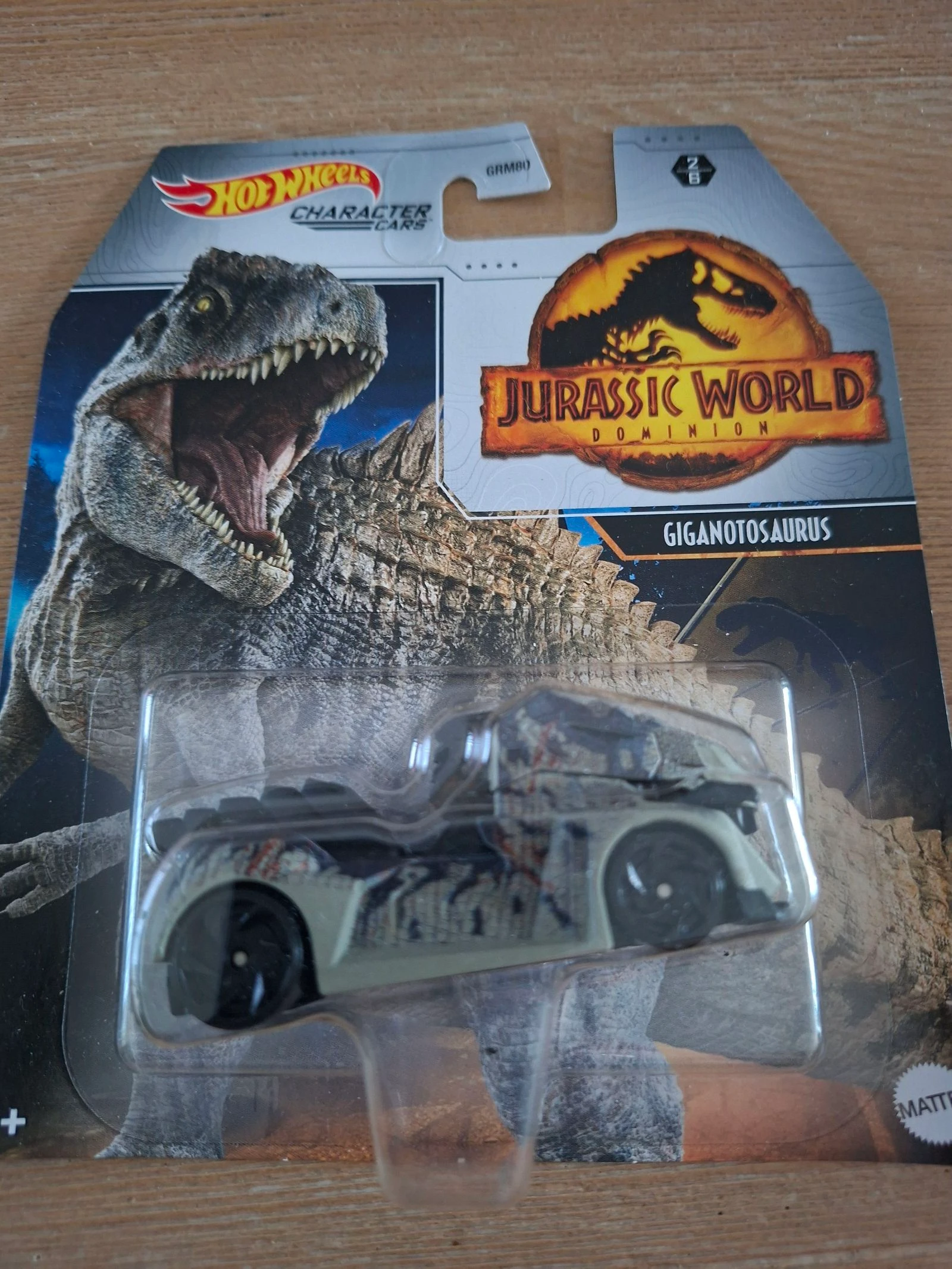 Hot Wheels Jurassic world Giganotosaurus